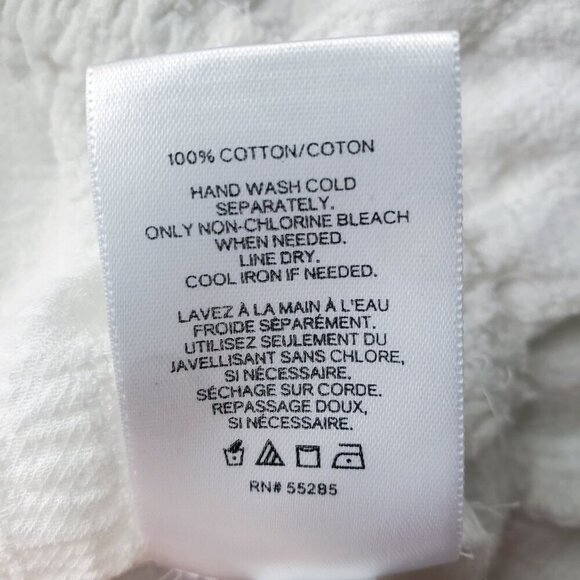 Express Milkmaid Cottagecore Ruffled Sleeveless Peplum Feminine Top 100% Cotton - Picture 10 of 14